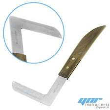 YNR L-Sickle Veterinary Equipment Hoof Knife Shoe Repair tool Horse Knife Right 