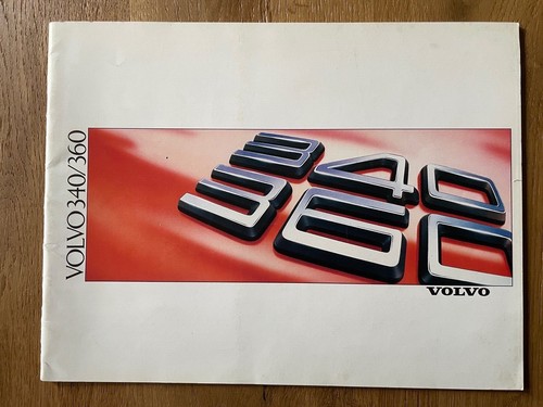 Volvo 340 360 sales - 340/360, brochure