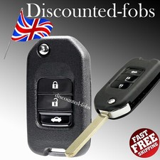 3 Button Remote Flip Key Fob