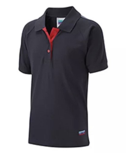 Girl guide polo plain - guide, navy