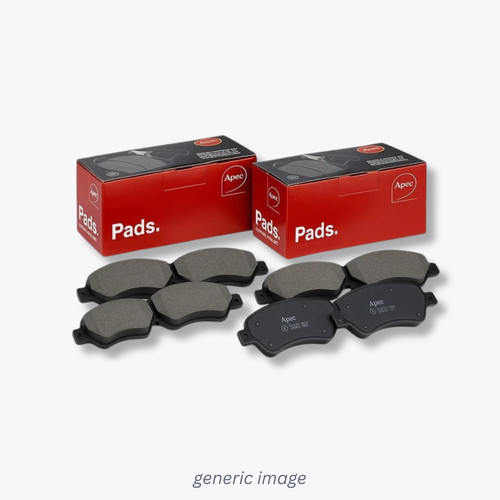 Apec front rear pads fits - rear,
