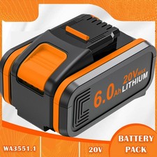 6.0Ah For Worx 20V Li-Ion