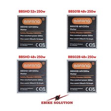 3x BAFANG 250w 48/52v BBS02B