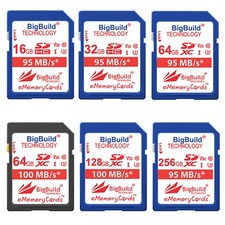 16GB to 256GB Ultra Fast U3 SD