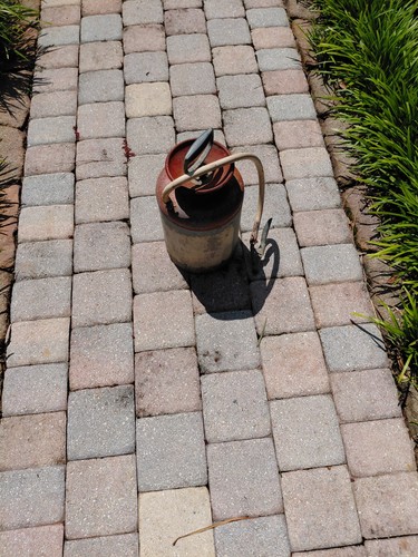 Vintage metal sprayer - vintage,