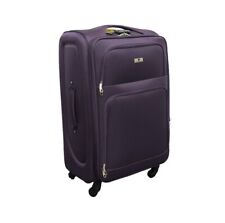 LARGE 28 Inch Lightweight Luggage Soft Shell Suitcase 4 Wheel Bag Expandable