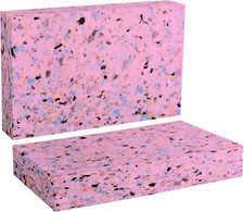 Yoga Blocks (2-Pack) - Softer, High-Density Support for Yoga & Pilates