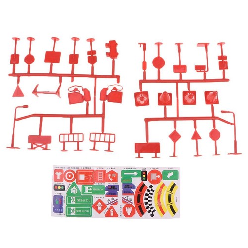 28pcs pack plastic traffic - plastic,