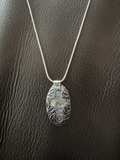  Roman Glass Cross Sterling