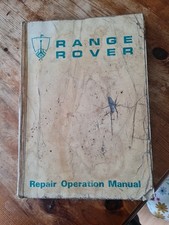 RANGE ROVER  REPAIR OPERATION MANUAL -  AKM 3630, PUBLISHED BY BL CARS LIMITED..