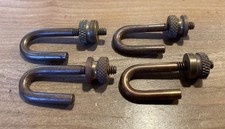 Four Original Ladderax Anti Tip Hook ,Clamps midcentury shelving retro