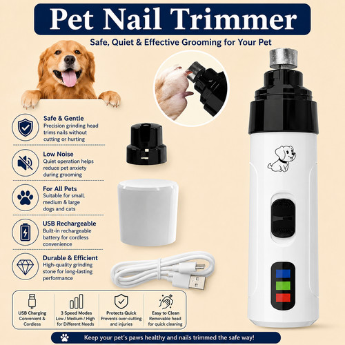 Electric dog nail grinder - nail,