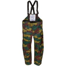 Belgian Army Goretex Seyntex Waterproof Dungaree Trousers Size M