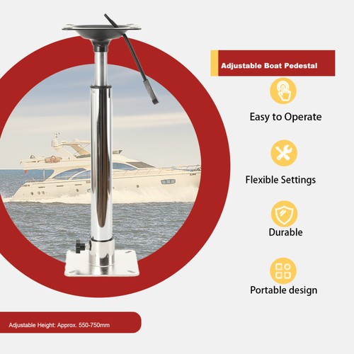 75cm boat seat pedestal - boat,
