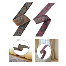 Jacquard Trim Textile Craft Supplies Ethnic Style Ethnic Curtain