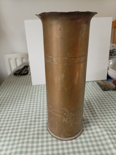 Trench art military shell - art,