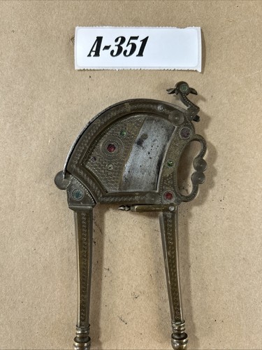 Rare antique indian brass iron - rare,