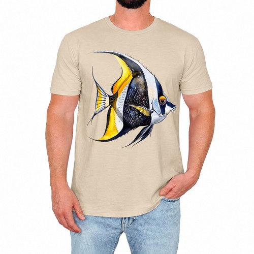 Tropical fish mens - mens, t-shirt
