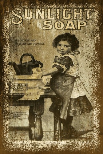 Sunlight clothes soap advert - clothes,