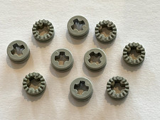 10 X LEGO Light Gray Technic Bush 1/2 Toothed 4265a Set 8868 8680 8862 8094 8853