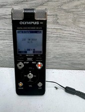 Olympus DM-670 Digital Voice Recorder Dictaphone Black with Case
