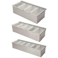4/5/6 Compartment Condiment Holder – Storage Organiser for Bar, Pubs, Kitchens
