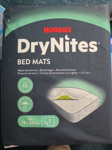 Huggies drynites bed mats - drynites,