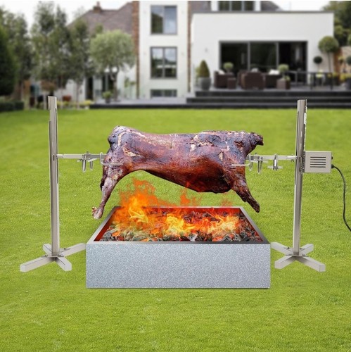 Heavy duty bbq - heavy, rotisserie