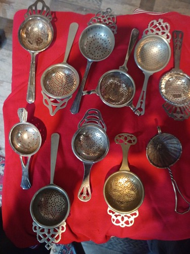 Vintage tea strainers - vintage,