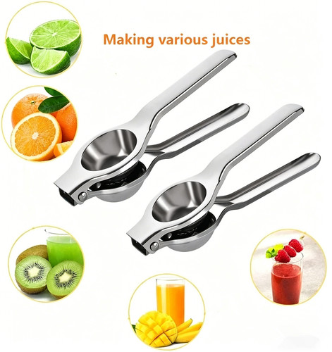 2pcs stainless steel lemon - stainless,