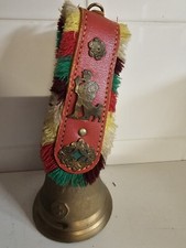 Vintage  Art Deco Antique  Swiss Bronze/ BRASS  Cow bell 