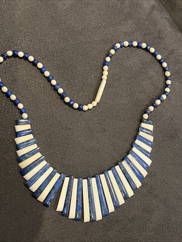 Vintage blue lace - lace, agate