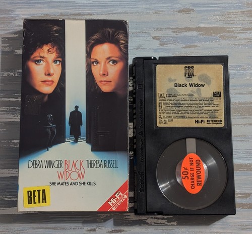 Black widow 1987 betamax - black,