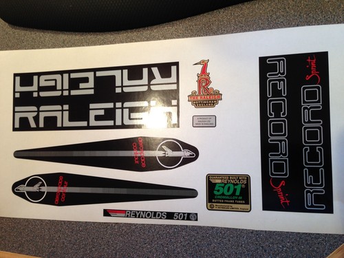 Raleigh record sprint decal - raleigh, sprint"