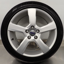 VOLVO C30 MK1 17" SILVER ALLOY WHEEL WINRUN TYRE 205/50ZR17 31290177