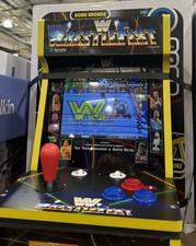 Arcade Classics WWE Wrestlefest Countercade Machine Retro with 4 Authentic Games