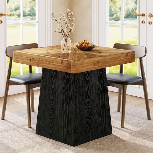 Solid wood square - wood, table