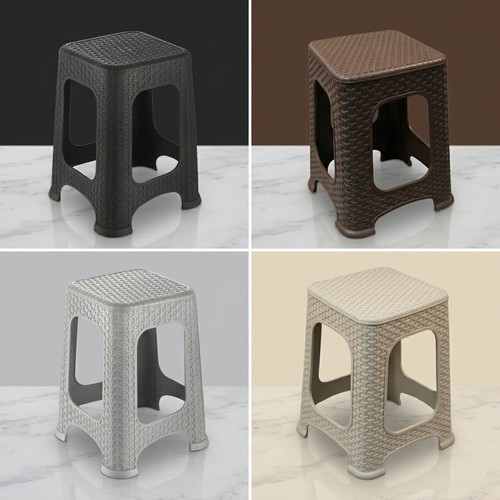Rattan step stool - stool, plastic