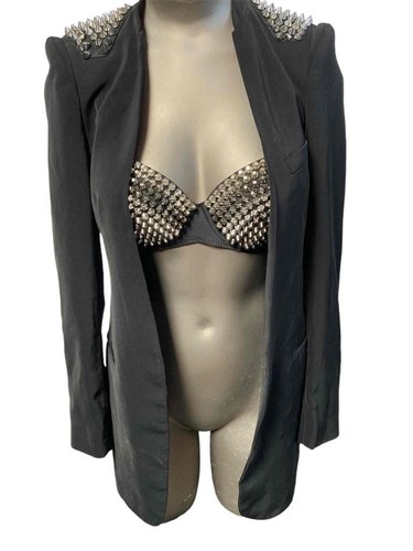Zara black studded - zara,