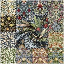 William Morris Premium Tapestry Upholstery Fabric Cotton Rich Jacquard  Material