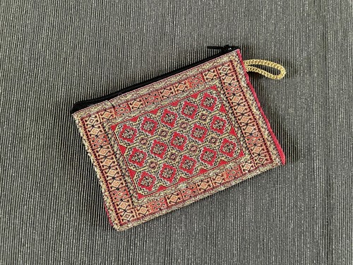 Red gold kilim - kilim, purse