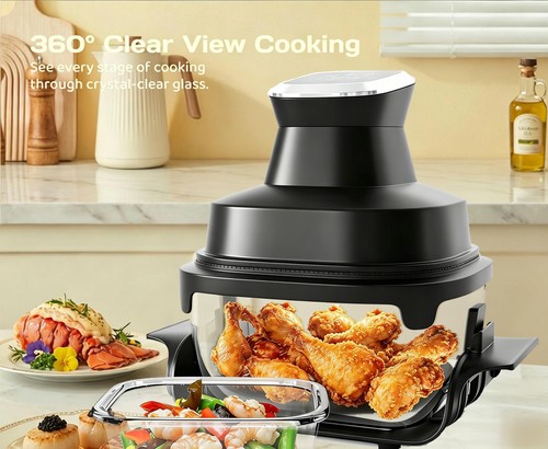 Halogen glass oven 1500w - glass,