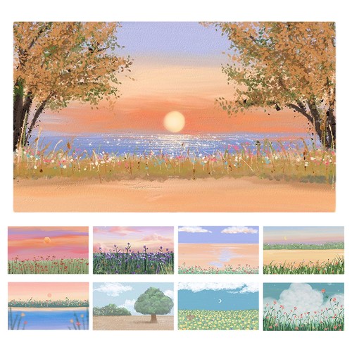 Oil painting landscape printed - oil,