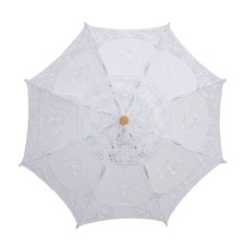 Foldable Lace Wedding Umbrella Lightweight Portable Decorative For Parties