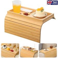 Arm Rest Organiser Tray Bamboo