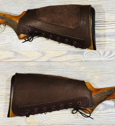 Real leather buttstock cover - real,