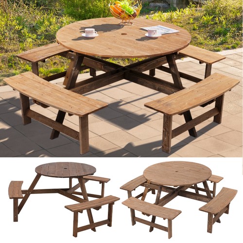 Outdoor seater wooden pub - 6/8,
