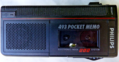 Philips pocket memo 493 mini - memo,