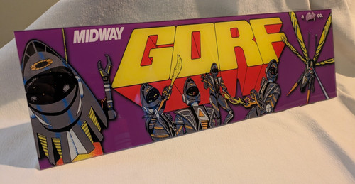 Gorf arcade marquee - gorf, (arcade
