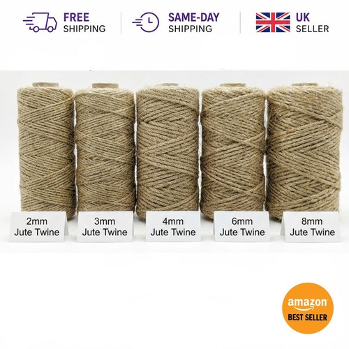 Natural jute twine rope - rope, 2-8mm
